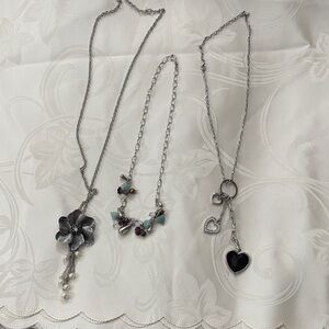 3 elegant necklaces that can be worn casual or dressy. Price for all 3 .